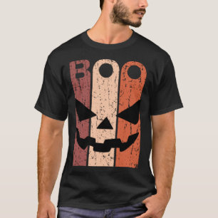 T-shirt Déguisement de visage de citrouille effrayant pour