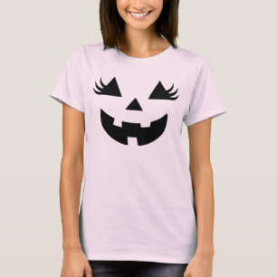 T-shirt Déguisement d'Halloween Citrouille Visage Jack O L