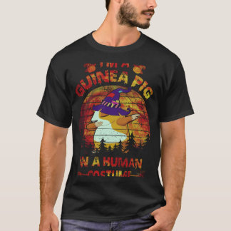 T-shirt Déguisement d'Halloween de cochon d'Inde pour huma