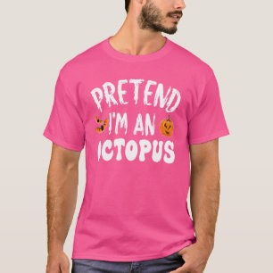 T-shirt Déguisement d'Halloween Je Suis Une Pieuvre Hommes