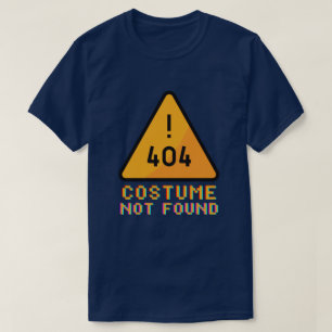 T-shirt Déguisement drôle 404 introuvable