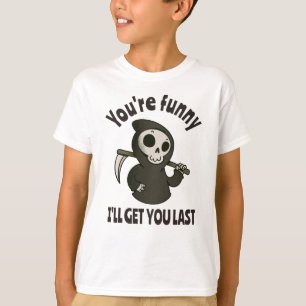 T-shirt Déguisement drôle de Grim Reaper squelette pour Ha