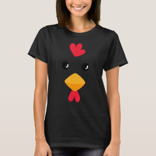 T-shirt Déguisement Fruit Visage de Poule Halloween