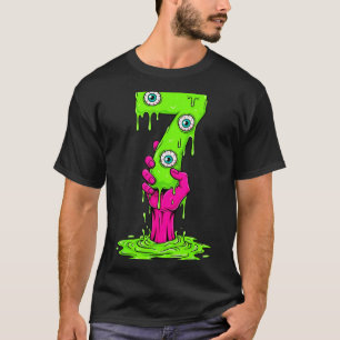 T-shirt Déguisement Halloween 67 Drôle Numéro 7 Sept Mème 