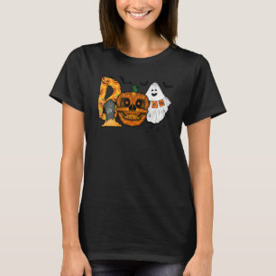 T-shirt Deguisement Halloween Boo Groovy Équipage Fantomat