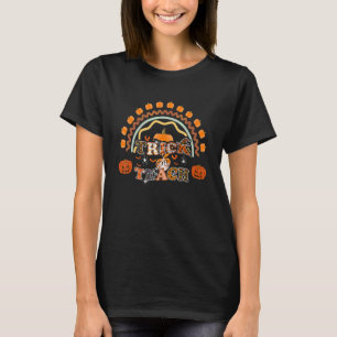 T-shirt Déguisement Halloween Enseignant Trick Or Teach Te