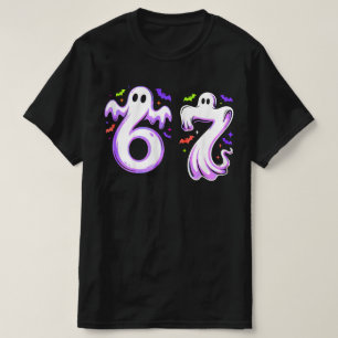 T-shirt Déguisement Halloween Femmes Hommes Couple 6 7 Six