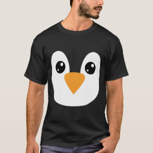 T-shirt Déguisement Halloween Tête de Manchot Mignon Anniv