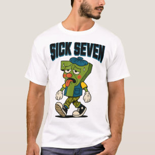 T-shirt Déguisement Sick Seven 67 Halloween pour tendance