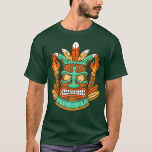 T-shirt Déguisements Hawaïens Drôles Tikis 2022 Costume d'