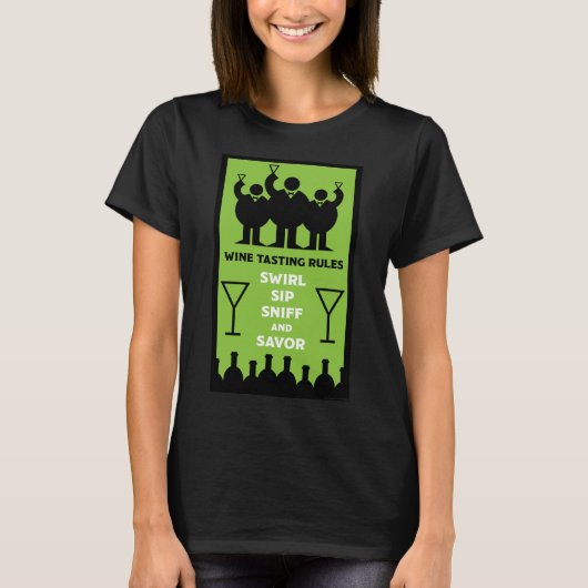 T-shirt dégustation de vin (Devant)