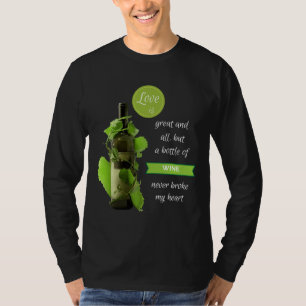 T-shirt Dégustation De Vin Bouteille De Vin