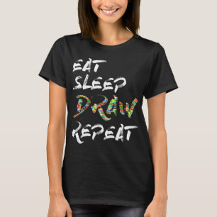 T-shirt Déguster Dessin Dessin Art Dessin Costume Éducatio