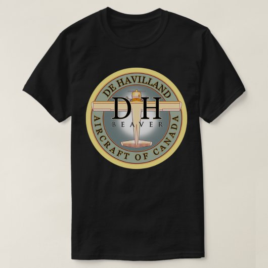 T-shirt Dehavilland Beaver Flottant avion Canada (Design devant)