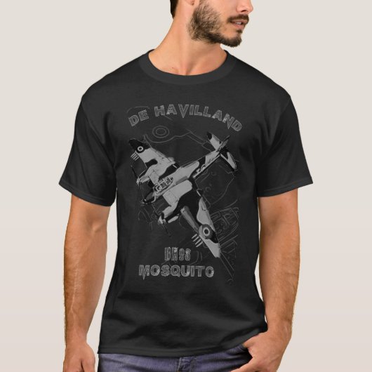 T-shirt DeHavilland DH-98 Mosquito Bomber Aircraft (Devant)