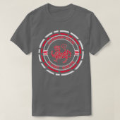T-shirt Dehors Dojo Planet Karate Shotokan Tiger s et mo (Design devant)