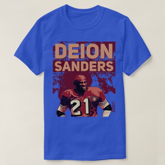 T-shirt Deion Sanders poster vintage (Design devant)
