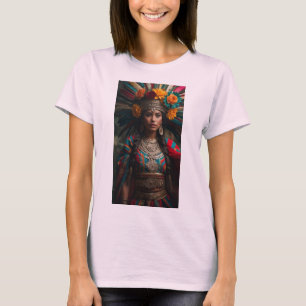 T-shirt Deity Xochiquetzal - Mythologie Aztèque Mexicaine