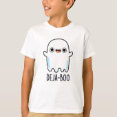 T-shirt Deja Boo Funny Ghost Pun (Devant)