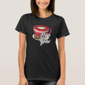 T-shirt Deja Brew Strong Cafe Americano (Devant)