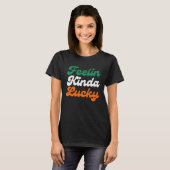 T-shirt Déjà Chanceux défilé de la Saint-Patrick (Devant entier)