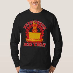 T-shirt Déjà Là Creusé Cet Ouvrier Du Bâtiment Pelle Retro