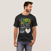 T-shirt Déjeuner à l'école Lady Squad Cafeteria Crew Devra (Devant entier)