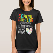 T-shirt Déjeuner à l'école Lady Squad Cafeteria Crew Devra (Devant)