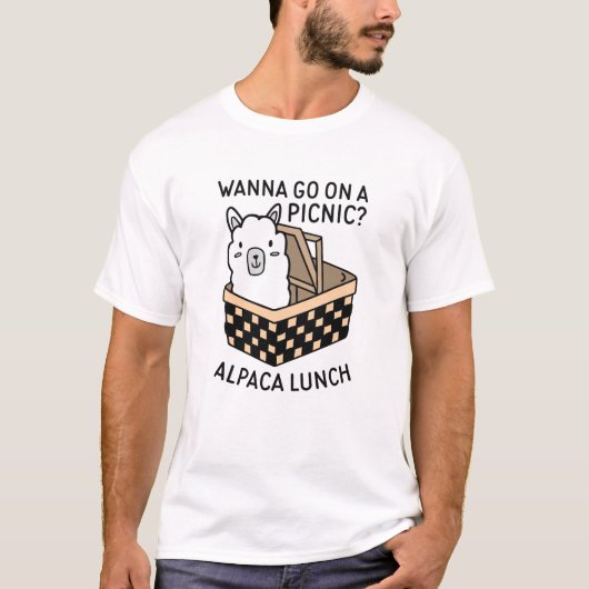 T-shirt Déjeuner Alpaca (Devant)