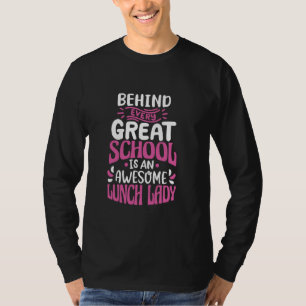 T-shirt Déjeuner Appréciation De La Dame Retour À La Cafét