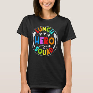T-shirt Déjeuner Dames Hero Squad Funny School Cafétéria G