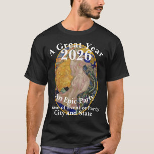 T-shirt Déjeuner de brunch de thé Patio Garden 2024 Fête F