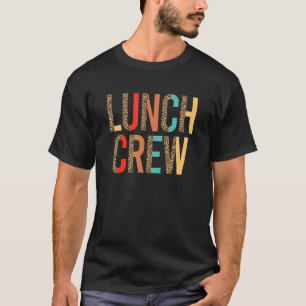 T-shirt Déjeuner d'équipe Cafétéria pour dames
