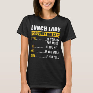 T-shirt Déjeuner Lady Déjeuner Lady Tarifs Horaires Déjeun