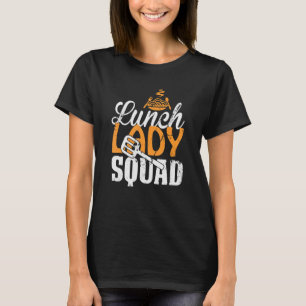 T-shirt Déjeuner Lady Squad Cafétéria Crew Déjeuner Lady L