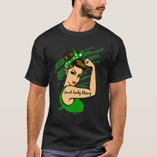 T-shirt Déjeuner Lady Strong (Devant)