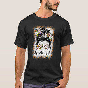 T-shirt Déjeuner Léopard Lady Messy Bun Déjeuner Lady L