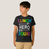 T-shirt Déjeuner scolaire Hero Squad Cafeteria Workers Boy (Devant entier)