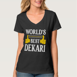 T-shirt Dekari Nom personnel Funny Prénom World's Best