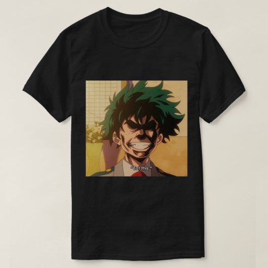 T-shirt Deku - Mangez ceci (Design devant)