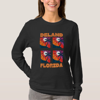 T-shirt Deland Floride Rétro Plage Tropicale