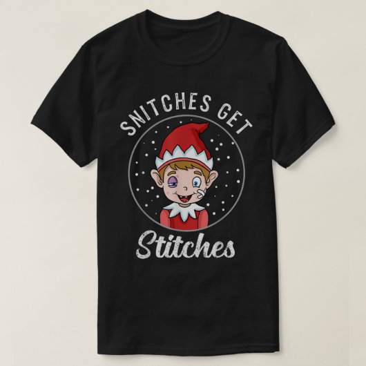 T-shirt Délateurs se font recoudre drôle d'art de lutin (Design devant)