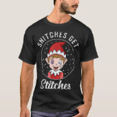 T-shirt Délateurs se font recoudre drôle d'art de lutin (Devant)