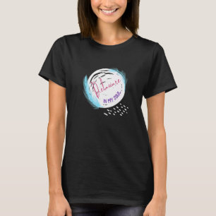 T-shirt Delaware Dans Mon Âme Feather Love De Native Resid