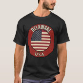 T-shirt Delaware États-Unis d'Amérique (Devant)