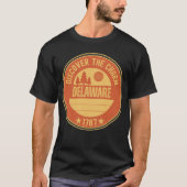 T-shirt Delaware First State - DE racines d'État (Devant)