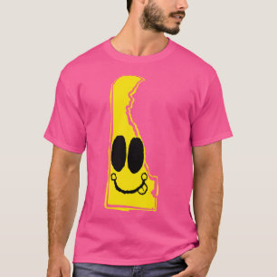 T-shirt Delaware Happy Face avec la langue sort