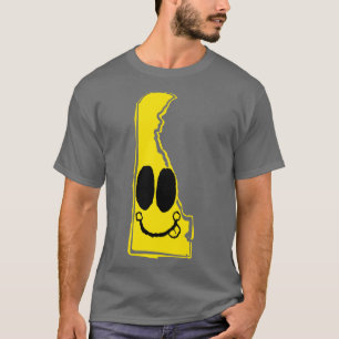 T-shirt Delaware Happy Face avec la langue sort
