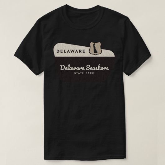T-shirt Delaware Seashore State Park Delaware Affiche de b (Design devant)