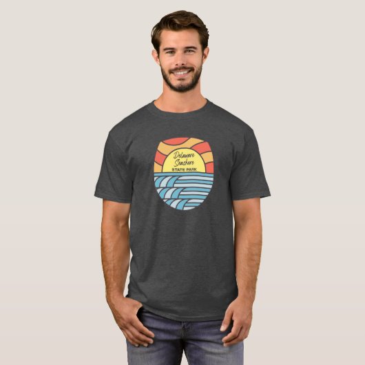 T-shirt Delaware Seashore State Park Delaware DE Retro Wat (Devant entier)
